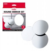 S/Adhesive Mirrors 3pc Std