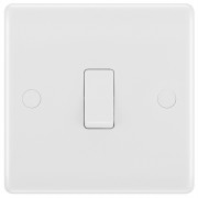 BG Rounded Wall Switch 1G 2W