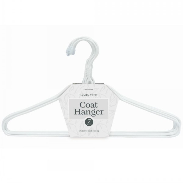 Plastic Hangers Premium Quality! 7 Pack Hangers, High Quality 4