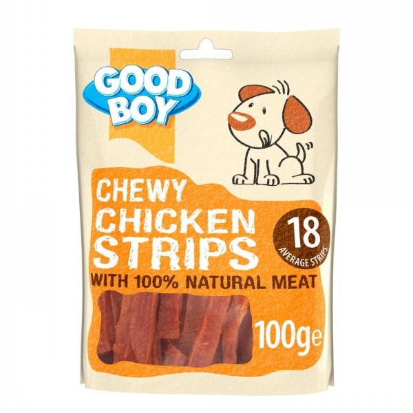Good Boy Chicken Strips 100g Proper Job