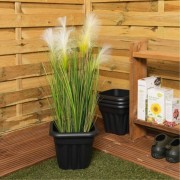 Vista SlateBlack Square 25cm