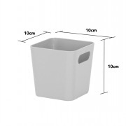 Grey Basket  1.01 10x10x10cm