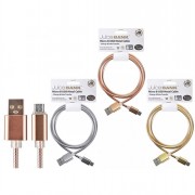 Charger Cable Metal 1m USB
