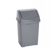 Swing Bin  8L Silver