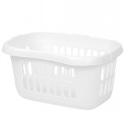Hipster Laundry Basket White