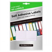 Self Adhesive Labels  80pc