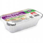 Foil Tray w/Lid 23oz 5pc