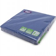 Napkins  20pc 3ply Dark Blue