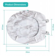 Toilet Seat MDF Marble