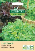 Lettuce Salad Bowl Red&Green