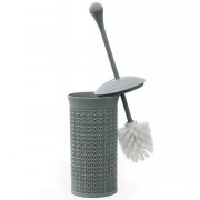 Toilet Brush Set Grey