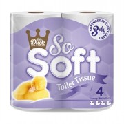 Toilet Rolls  4pc White/AV