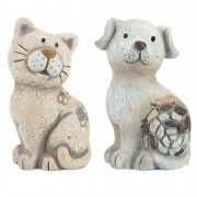 Cement Cat/Dog 16cm