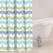 Shower Curtain PEVA Waves