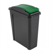 Recycling Bin 25L Green Lid