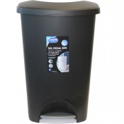 Addis Pedal Bin 50L Black