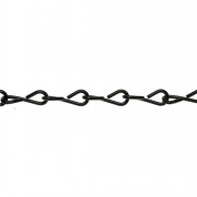 Chain 2.5mm Blck Single Jack