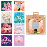 Boxed Cards Birthday Floral