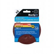 Round Sanding Pads 5/6s Asst