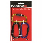 Locking Carabiner Set 3pc