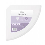 White Corner Shelf 19x19cm