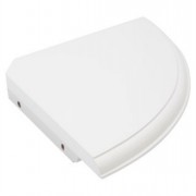 White Corner Shelf 19x19cm
