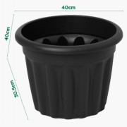 Vista SlateBlack Pot 40cm