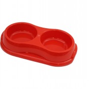 Pet Bowl Plastic Double 27cm