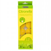 Citronella Tealights 12s