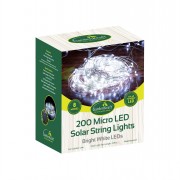 Micro Solar Lights 200s Wht