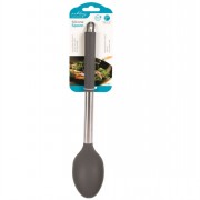 Grey Silicone Solid Spoon