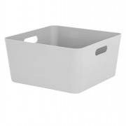 Grey Basket 15.02 30x30x15cm