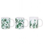 Mug Green Leaves