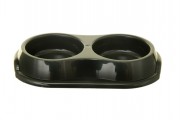 Pet Bowl Plastic Double 27cm