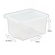 Crystal Box Clear  37L