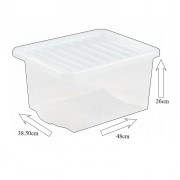 Crystal Box Clear  37L