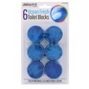 Toilet Blocks Blue 6pc