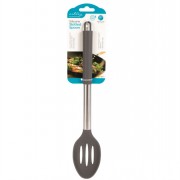 Grey Silicone Slotted Spoon