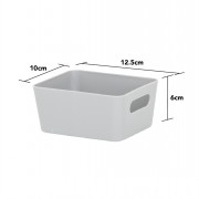 Grey Basket  8.01 12x10x6cm