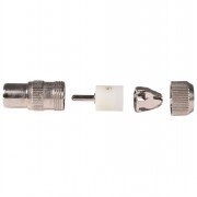 Coax Plug Male Metal