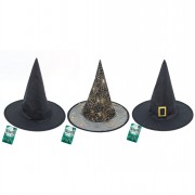 Halloween Witches Hat Black