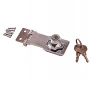 Key Cylinder Hasp Lock 3in