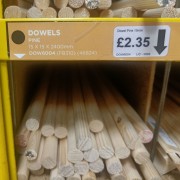 Dowel Pine 15mm