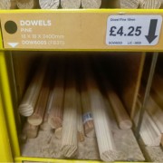 Dowel Pine 18mm