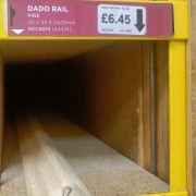 Dado Rail Pine 45 x 20