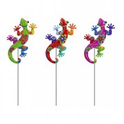 Metal Gecko on Stick