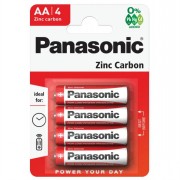Panasonic Red AA/R6 4pc