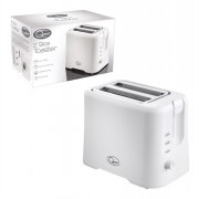 Toaster 2 Slice White/Grey