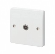 TV Outlet Flush Single