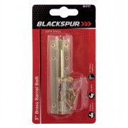 Door Bolt Brass 3in